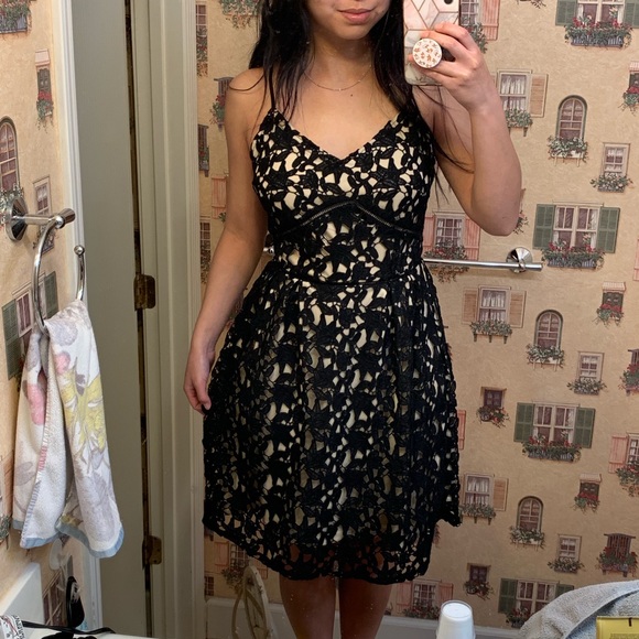 Black Lace Dress - Picture 7 of 8